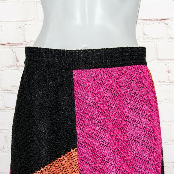 MISSONI Women's Color-Black Knit Skirt Size 44 Made in Italy - Picture 7 of 9